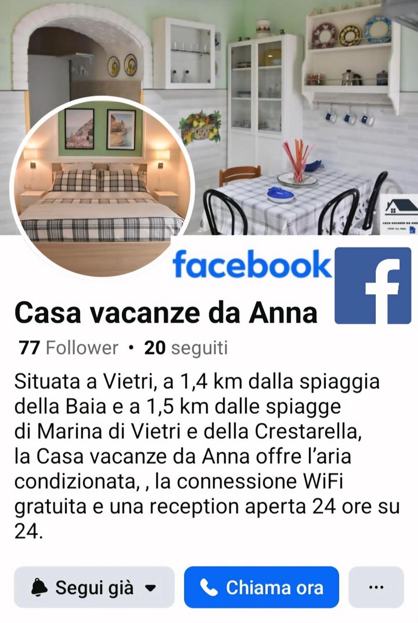 Casa Vacanze Da Anna Vietri Eksteriør bilde
